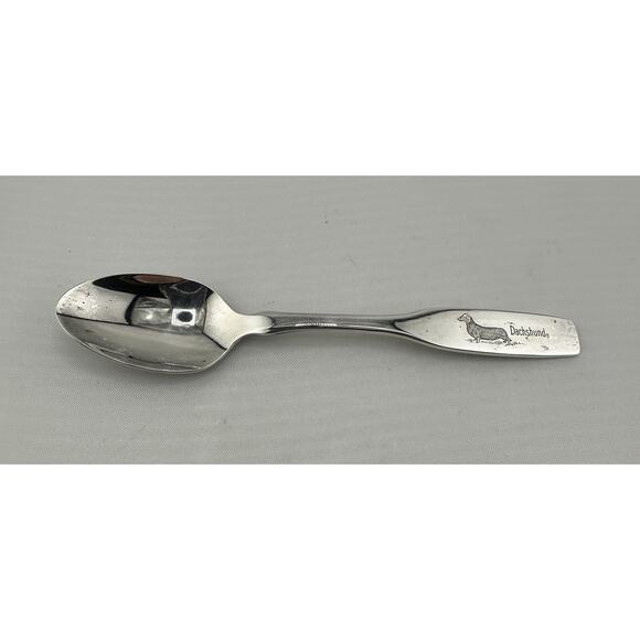 Vintage Onieda Silversmiths Dachshund Dog Collector Spoon Silver plate w/ Box - Picture 1 of 6